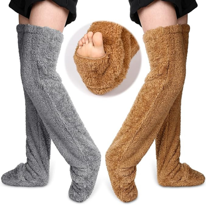 Fuzzy Over Knee High Winter Warm Socks