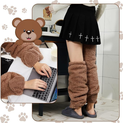 Fuzzy Over Knee High Winter Warm Socks